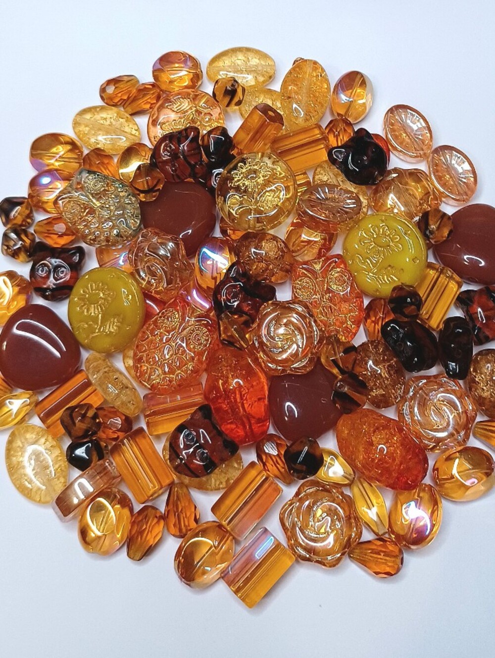 Glass Bead mix (loose) 140pcs